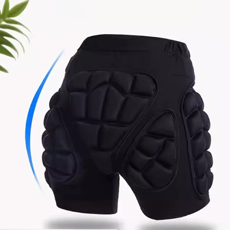 Protective Shorts Hip Protective Pads Anti-Fall Hip Protection Pants Unisex Hip Butt Padded Short Pants Roller Skating Ski Protective Equipment Outdoor Sports Pad