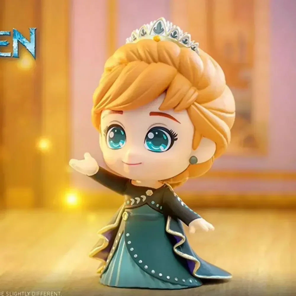 thumbnail image 1 of Caja sorpresa original de Frozen de Disney, figura de Anna, Elsa, Olaf, Cosbi, caja misteriosa, figura de Anime Kawaii, adorno para habitación, regalo de Navidad, juguetes, 1 of 5