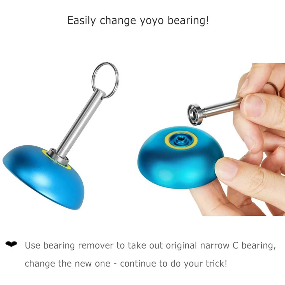 Yoyo Bearing Kit 10 Ball+Yoyo Bearing+Bearing Removal Tool+6Yoyo String+6Yoyo Axles yoyo ball yoyo string