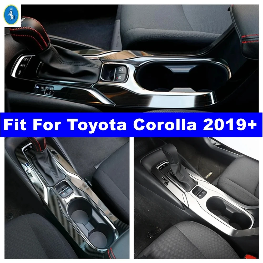 Pannello Del Cambio Del Cambio Di Controllo Centrale Portabicchieri Dell'Acqua Copertura Del Telaio Trim Per Toyota Corolla E210 2019- 2023 / Corolla 