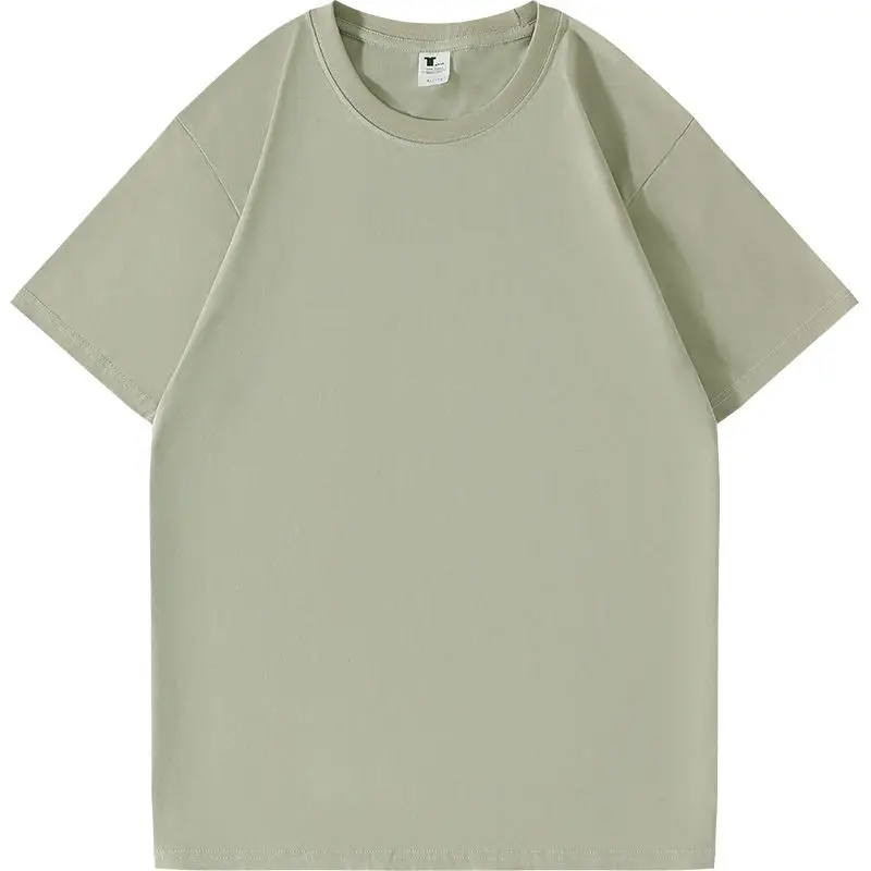 

2023 Custom puff printed Logo 3D t shirt Plain 100% Cotton Sublimation 240 GSM screen printing Heavyweight Unisex Men T Shirts