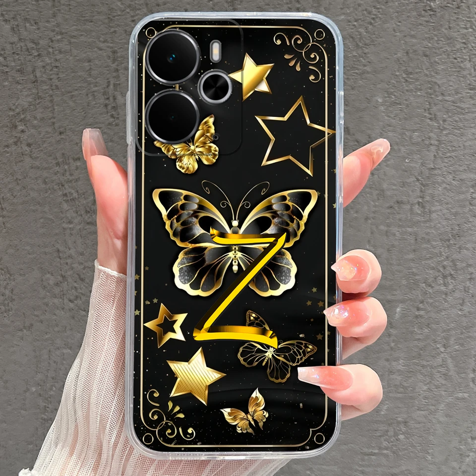 Sparkling Butterfly Shockproof Non-slip Transparent Phone Case Housing