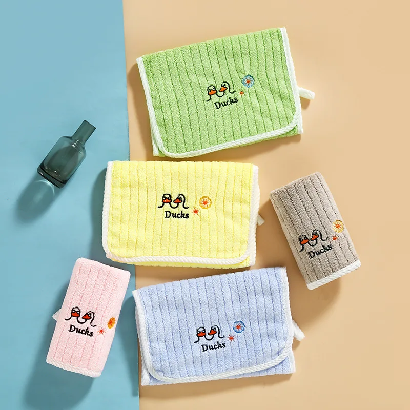 Bath Towel Cotton Towel Muslin Towel Square Towel Children's Towels for Face Washing Kindergarten Boys and Girls Absorbent Baby Soft Rectangular Non-cotton Face Towels