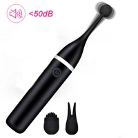 Weibliche Klitoris, 3 Kappen, austauschbarer Vibrator, G-Punkt, Masturbation, Massage, Sexspielzeug, geeignet für Frauen, Paare, Erwachsene, Produkte, Erotik