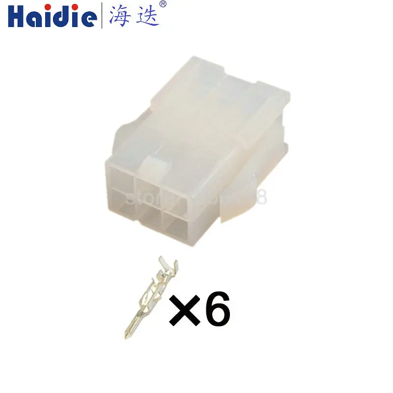 1-50 sets  6 Pins automotive connector 39-01-2061