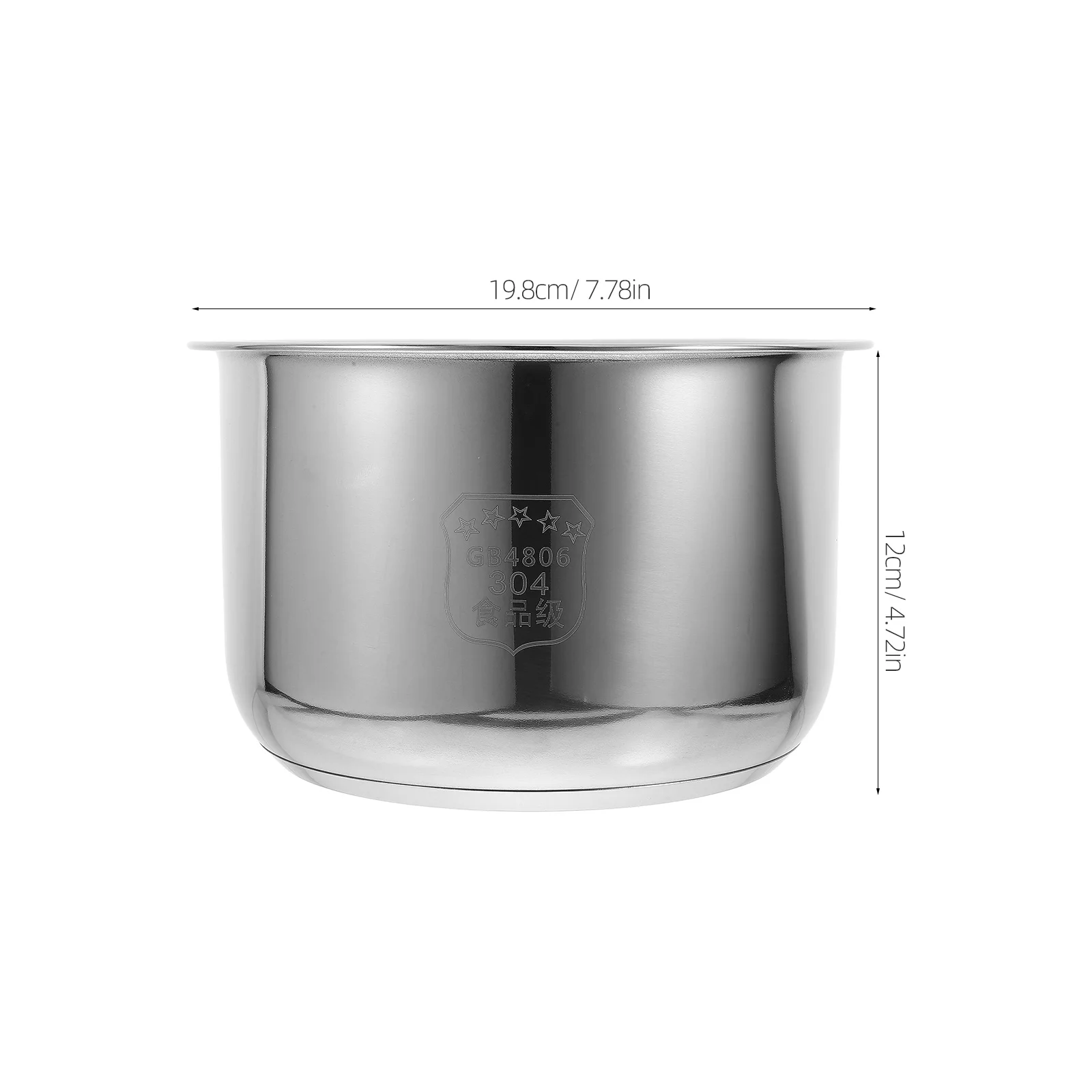 2L/3L Rice Cooker Inner Pot Rice Cooker Replacement Inner Pot Liner For Kitchen Kitchen Practical Accessories