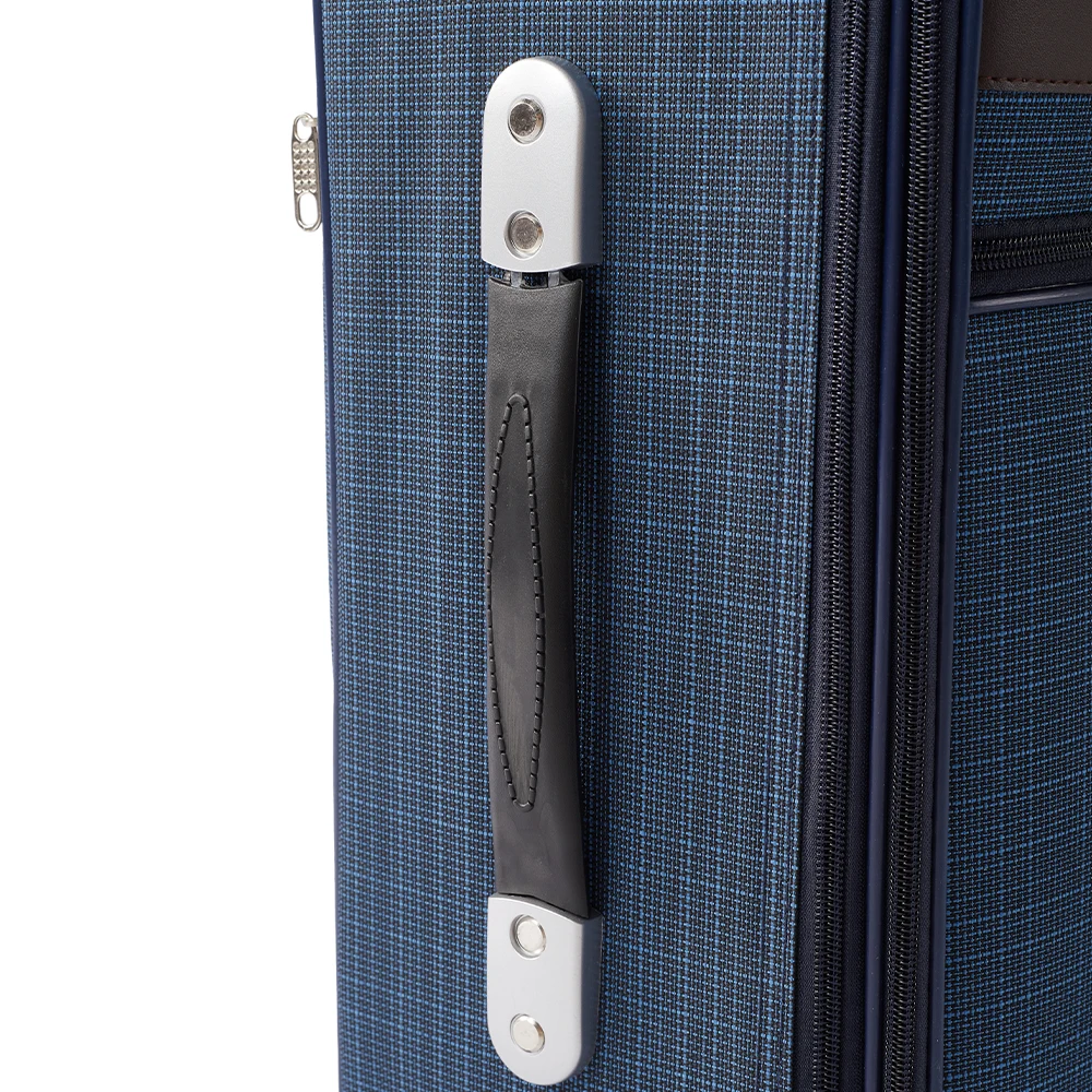 Modishion 20-inch soft shell Oxford cloth suitcase Large capacity roller trolley case with combination lock