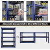 Garage Shelving 72" H Tall Storage Shelves Sturdy Metal Shelves for Storage 5 Tier Wide Heavy Duty Shelving Deep Storage Rack 5