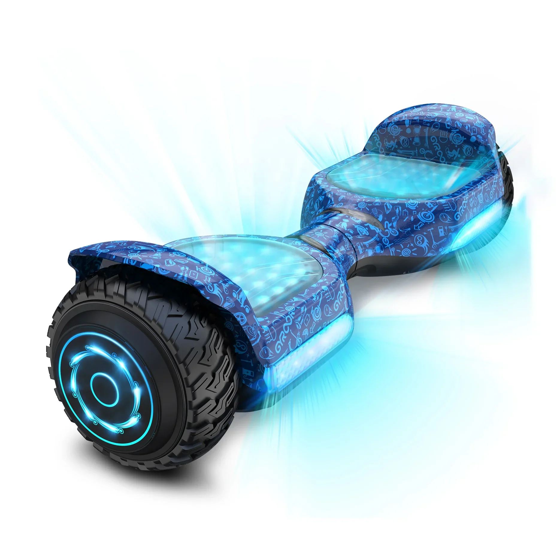 Off Road Motor LED Light Hoverboard With Chinese Battery Manufacturer 250w*2 6.5 Inch Electric Balance Smart Balance Wheel
