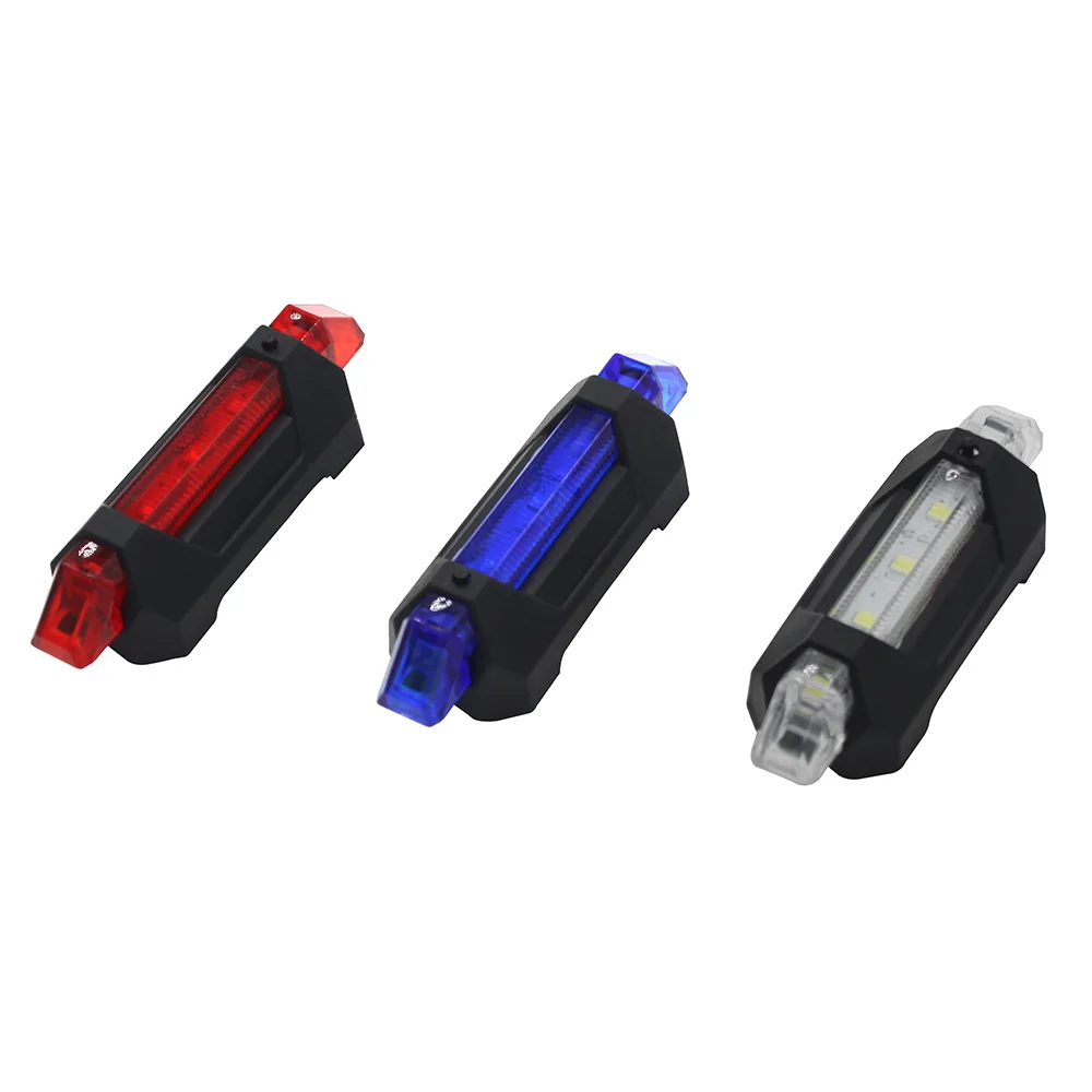 VULPO Taktische Helm Rucksack Signal Licht USB Aufladbare Radfahren Blinkende Airsoft Sport Warnung Lebensrettende Lampe – Detail 8