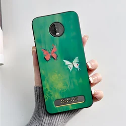 Luxurious Shockproof Marble Matte Silicone Phone Case - Sleek Design and Optimal Protection for Moto Z4 (K01)