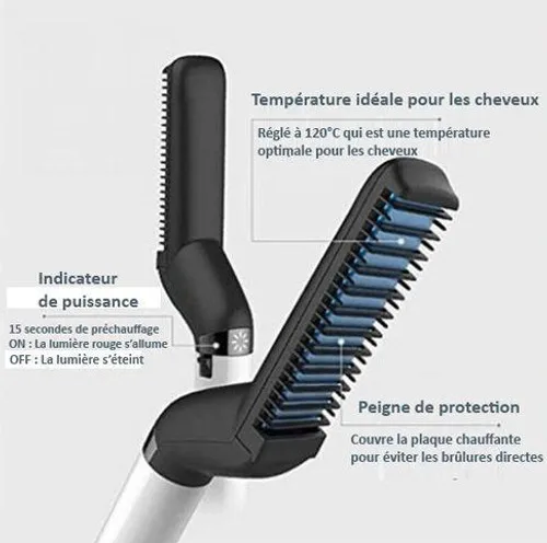 Customizable UZZDSS Hair Straightener Hair Style Tool 3