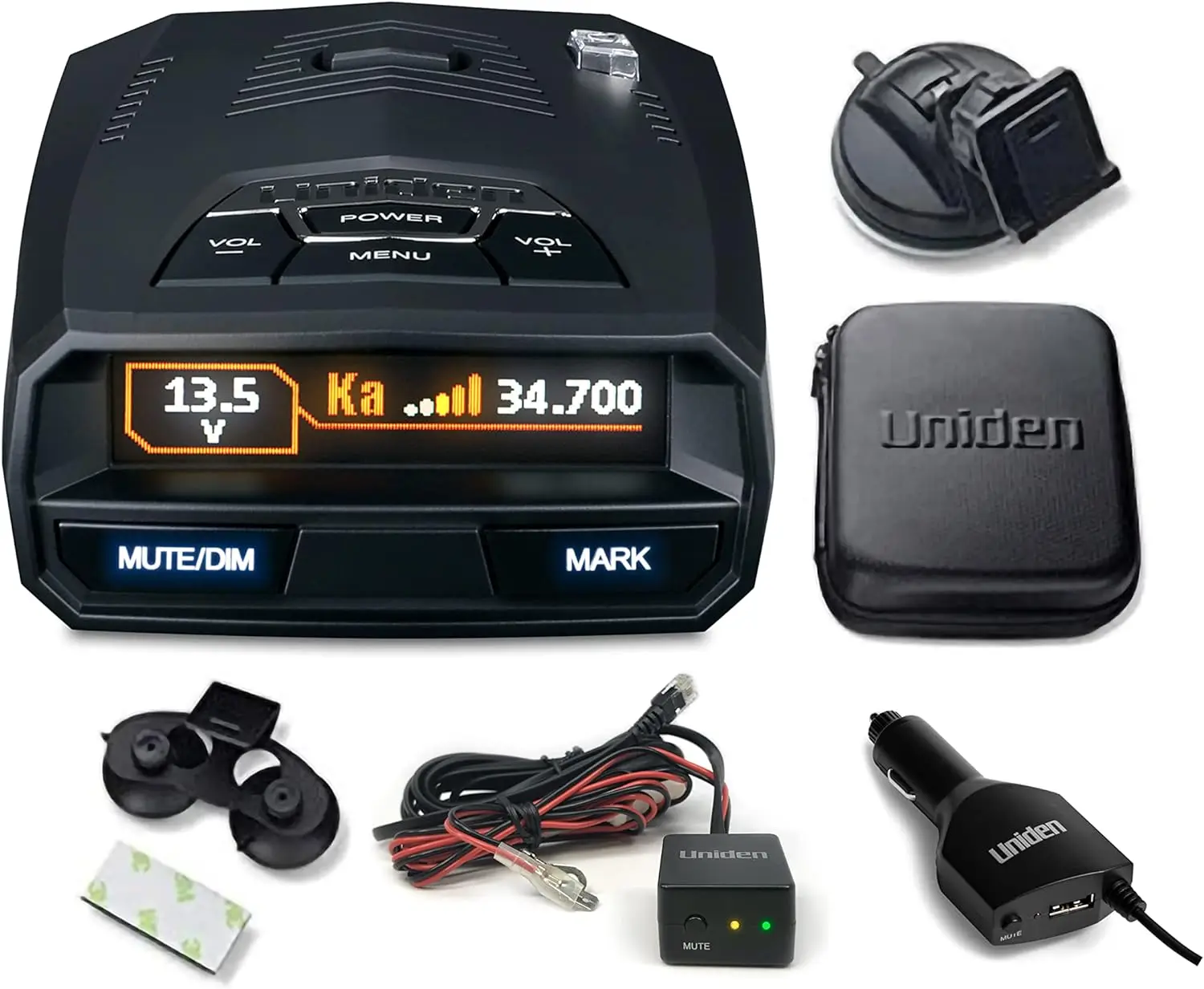 

R4 Extreme Long-Range Laser/Radar Detector, Built-in GPS w/AUTO Mute Memory, Voice Alerts,