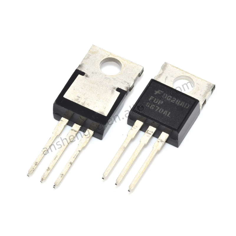 

5PCS FDP6670AL Field Effect 80A 30V N-CH TO-220
