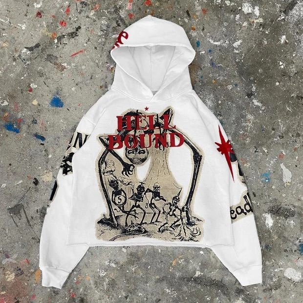 Stylish Chrome Hearts Spine Tap Hoodie