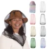 Outdoor Fishing Anti Mosquito Insect Garden Beekeeping Hat Camping Bug Mesh Head Net Face Protector Hats Fishing Nets 1