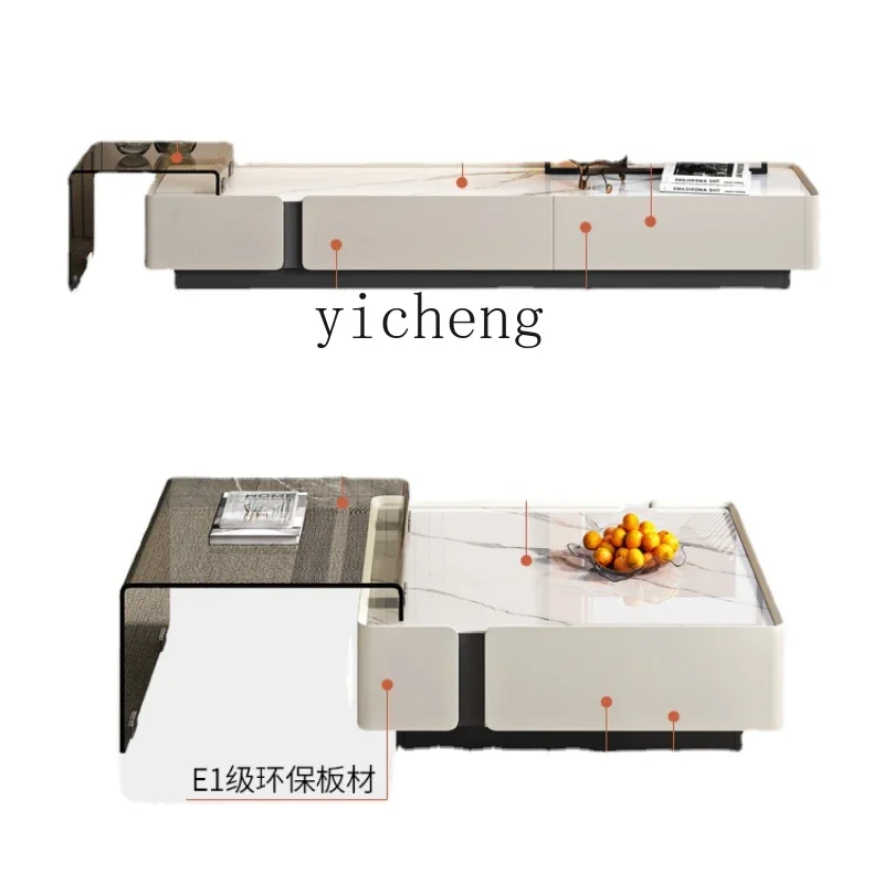 

ZK Coffee Table TV Cabinet Combination Modern Simple Home Small Apartment Living Room