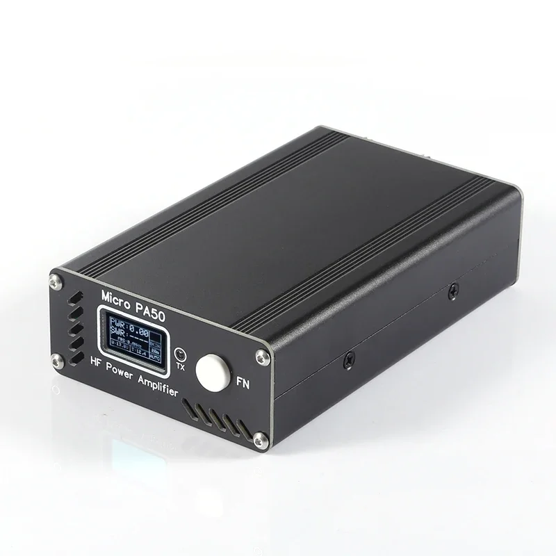 Micro PA50 50W  3.5MHz-28.5MHz Intelligent Portable Shortwave HF Power Amplifier with Power / SWR Meter  + Auto LPF Filter