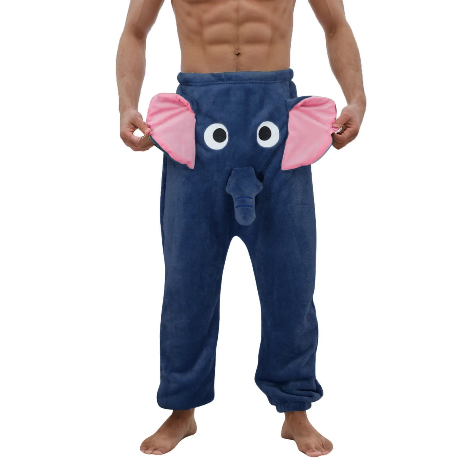 

Men'S Pants A Funny Elephant Boxer Novelty Shorts Humorous Underwear Prank Gift For Men Animal Themed Boxer Pants Elephant Will