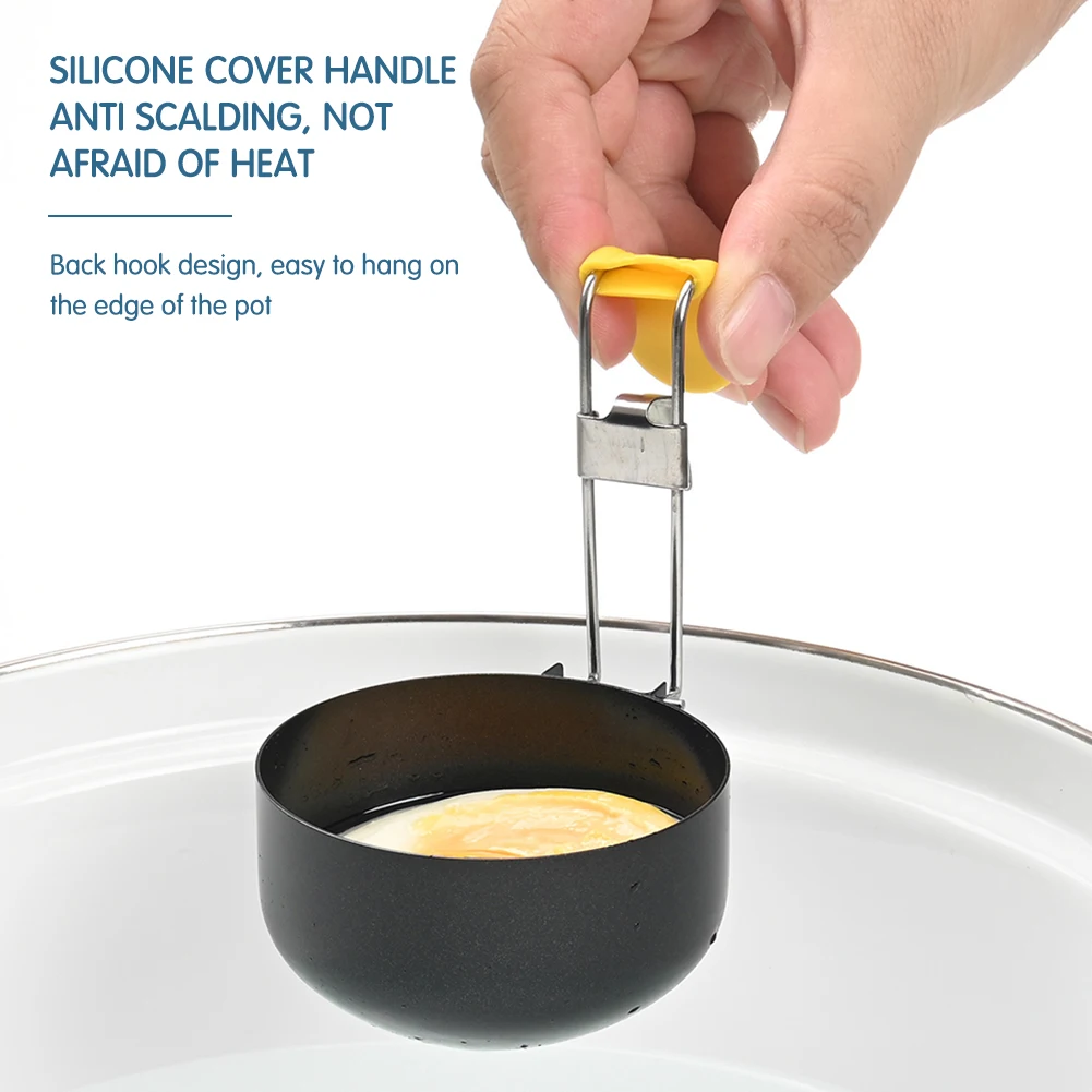 Steamer Egg Cooker Folding Nonstick Egg Poaching Cups egg cooker egg poacher silicone egg poacher