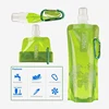350ml/480ml Portable Ultralight Foldable Soft Water Bag Flask Bottle Outdoor Sport Hiking Camping Water Bag Folding Water Bucket 6