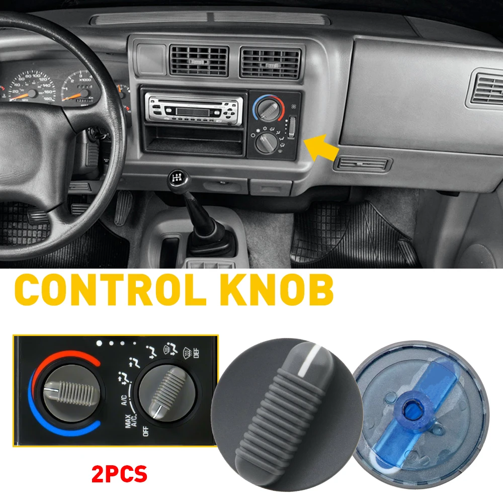 1/2/6/12 יחידות מתג בקרת חום למזגן לרכב Chevrolet Chevy Blazer 1995 1996 1997 GMC Jimmy Sonoma כפתור AC