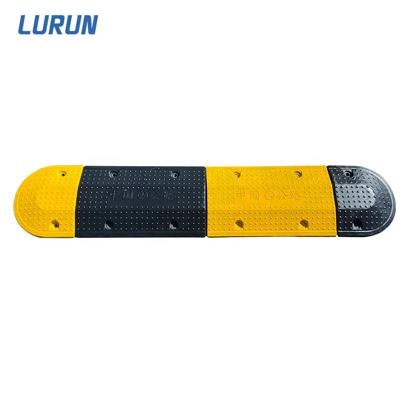 Thailand 1000mm Popular Road Rubber Speed Hump Car speed Block Speed Bump