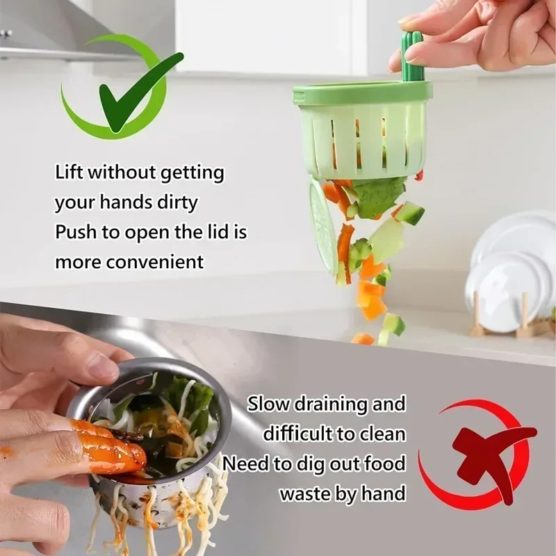 New Anti-clogging Cactus Kitchen Sink Drain Strainer Leakage-proof Food Waste Catcher Plug Filter Basket Sink Drain Kitchen Tool