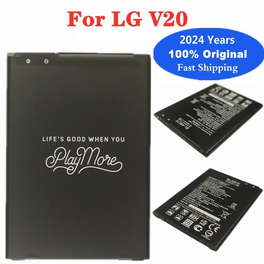 

2024 Years 3200mAh BL-44E1F Phone Battery For LG V20 VS995 US996 LS997 H990DS H910 H918 BL44E1F LG Stylus3 LG-M400DY Bateria