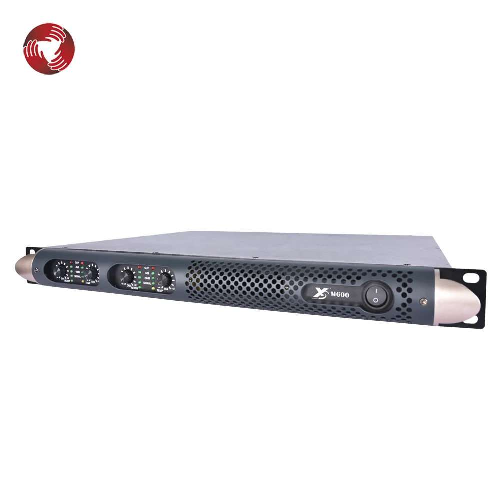 

Digital power amplifier 600W*4 professional 1U size power amplificador