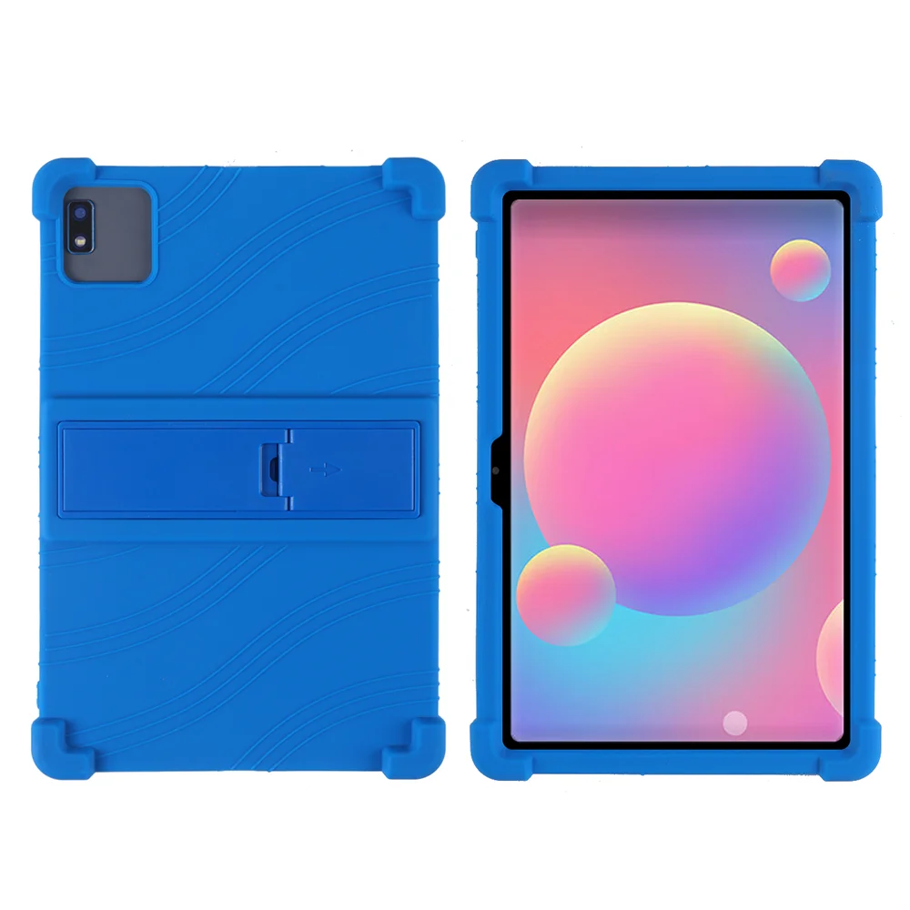 Enhanced Protective Tablet Case with Multi-Angle Adjustable Stand - Silicone Airbags and Shockproof Design