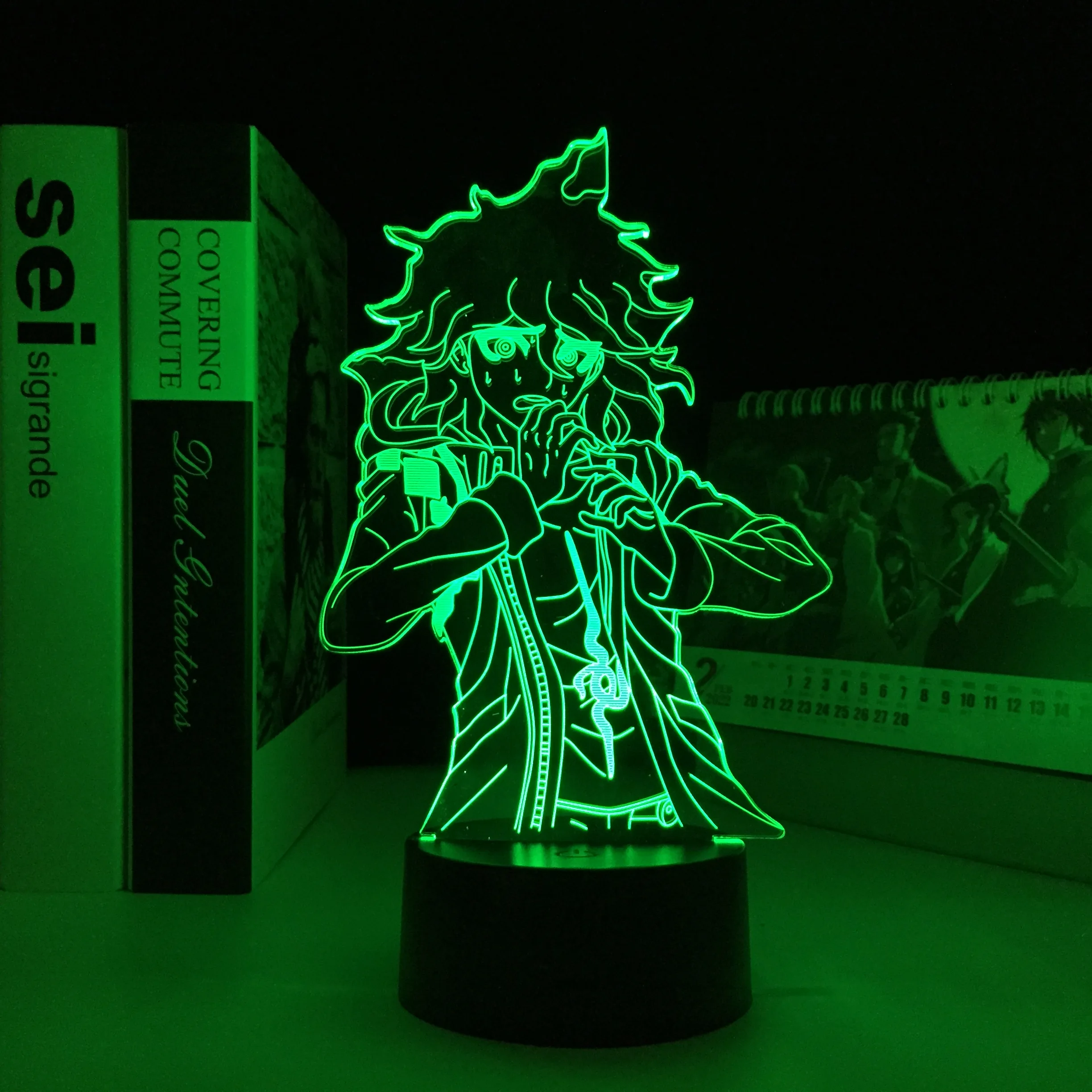 

Светодиодный ночсветильник Danganronpa V3 Nagito Komaeda для спальни, декоративная подарочная акриловая лампа в 3D стиле Danganronpa V3, Nagito Komaeda