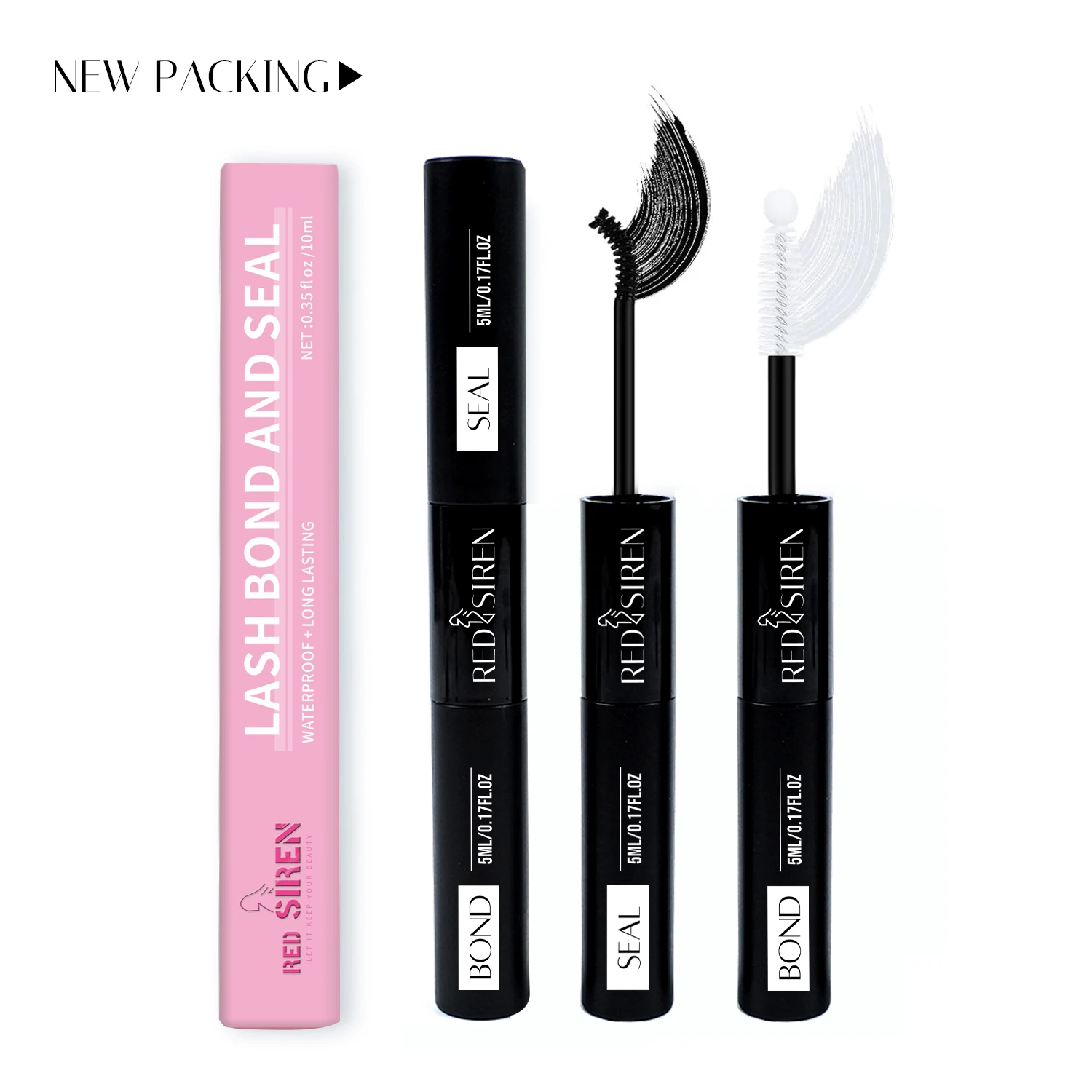 Bond and Seal Lash Glue & Remover + Tweezer Kit High Quality Gentle Lash Remover Makeup Tool Long Lasting Cluster Eyelash Glue 5