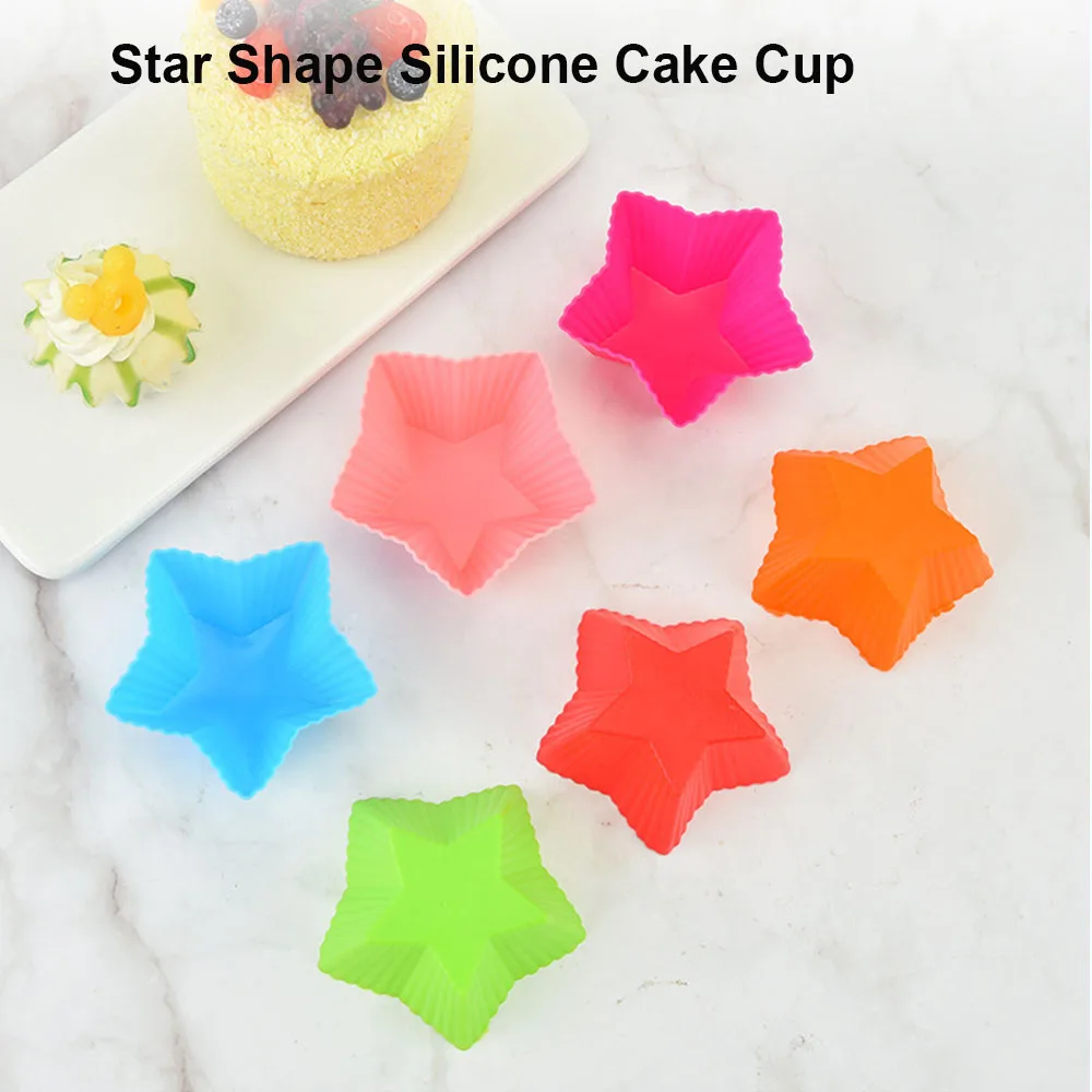 

6 шт./набор, Силиконовые Формочки Для Маффинов и мыла