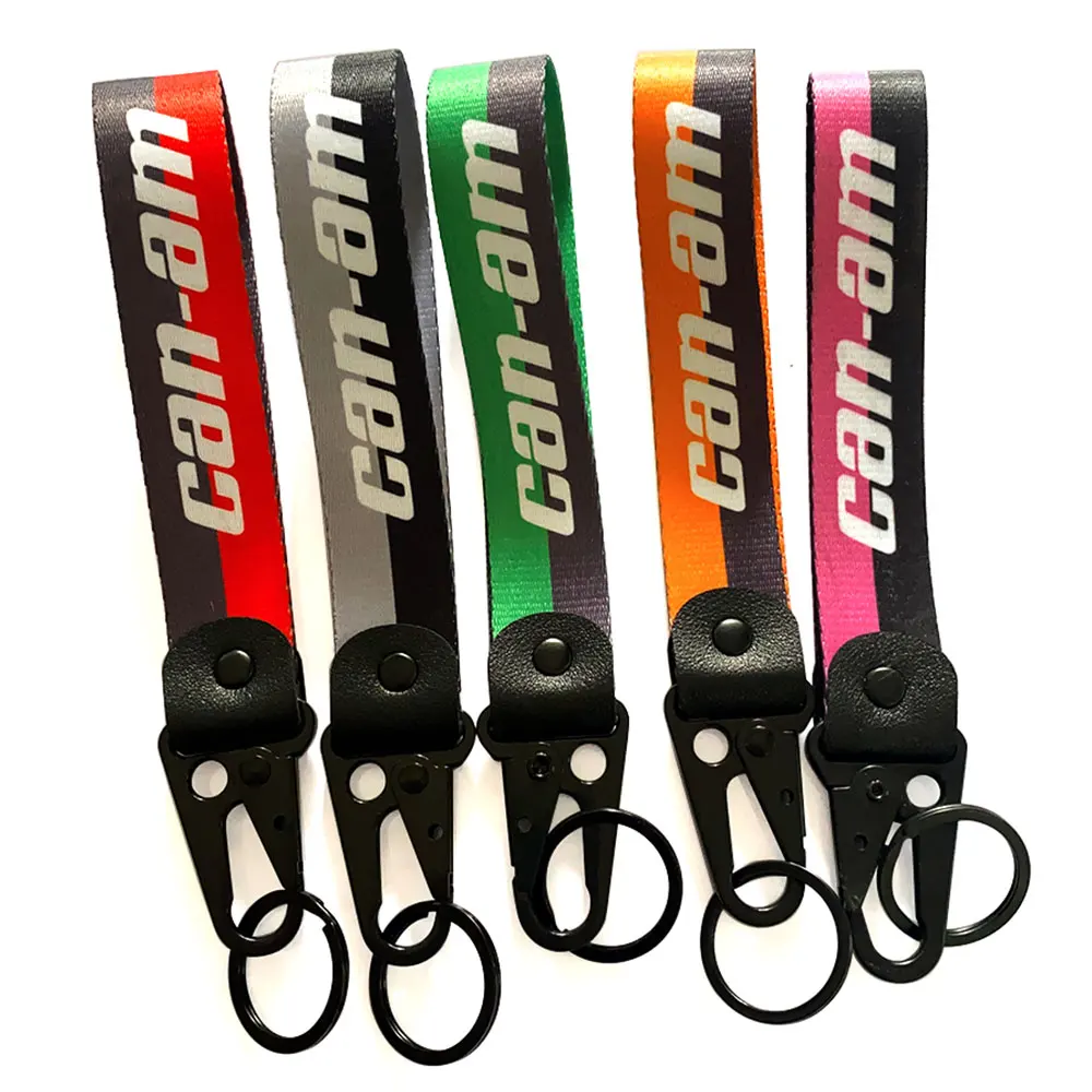 Keychain Mobile Phone Hanging Strap Lanyards Wrist/Palm Lanyard Cell Holders Hook For BRP CAN-AM keychain climbing hook metal keychain mini wrench keychain motorcycle keychain