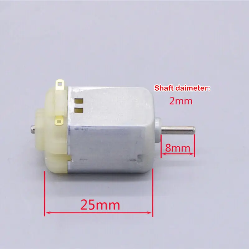 5Pcs Mabuchi 130 Electirc Motor Dc 3V 5V 6V 9V 12V High Speed Miniature Small Engine Four-Wheel  For Toy Hobby Smart Car Boat