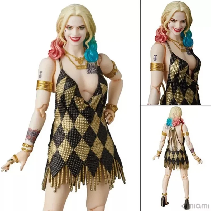 

Marvel Anime Harley Quinn Articulated Action Figures Toys For Girls Gift For Children Suicide Team X Contingent Dance version