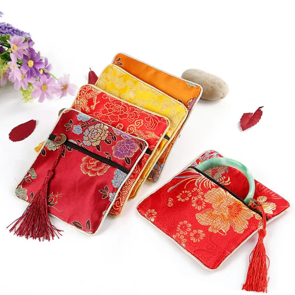 Traditional Coin Purses Storage Bag Super Soft Wear Resistant Fabric Coin Bag All-Purpose Money Bags Jewelry Storage Pouch