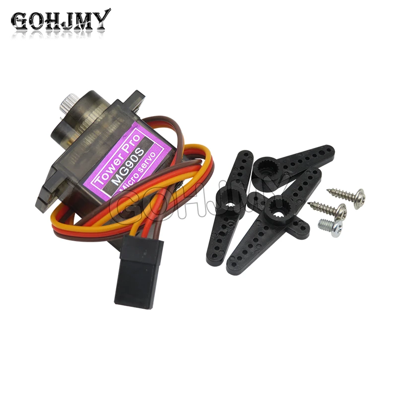 Classic servos MG90S For RC Planes Fixed wing Aircraft model telecontrol aircraft Parts Toy motors MG90