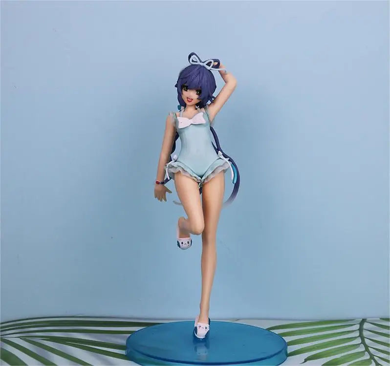 

20cm Hatsune Miku Anime Luo Tianyi Figure Kawaii Swimsuit Girl Action Figures PVC Adult Collection Model Doll Toys