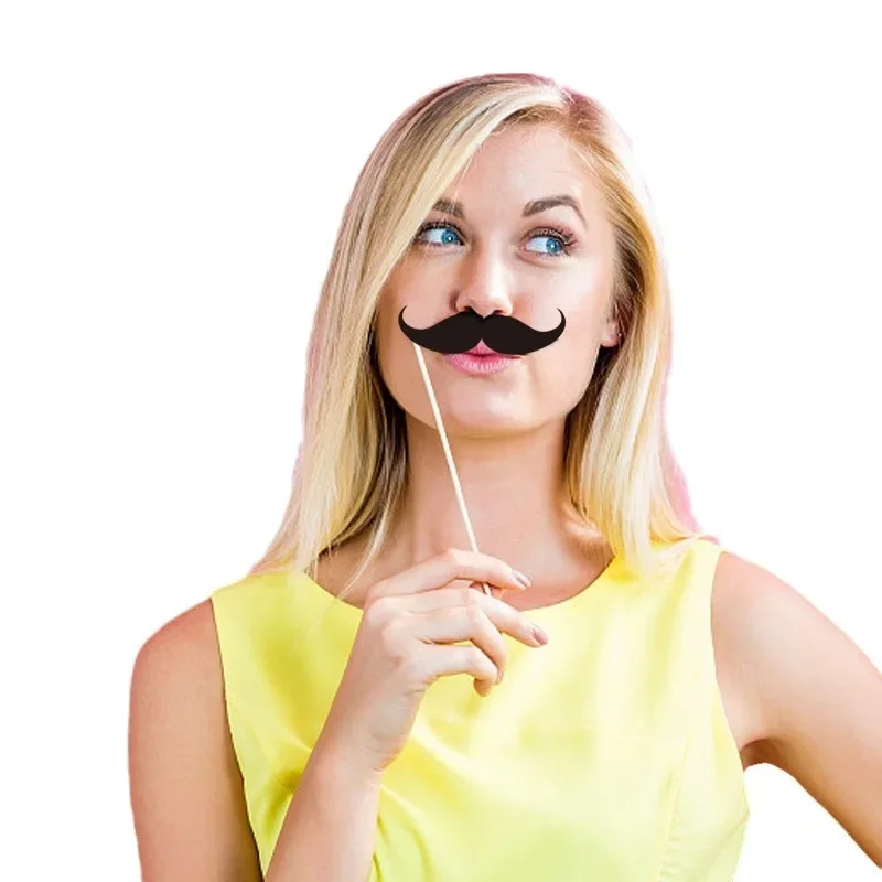 20-Piece Valentine's Day party supplies funny photo love hat prop mask Qixi Festival photo props photography props fake beard