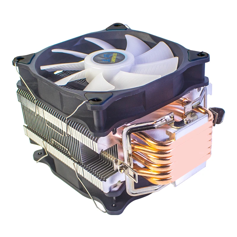 Cooler Tubos de Calor 120 mm Pinos Pwm Rgb para Intel Lga 1700 1200 1155 1356 1366 Amd3 Am4 Cpu Ventilador Refrigeração pc Quie X79 X99 2011 - Imagem 2