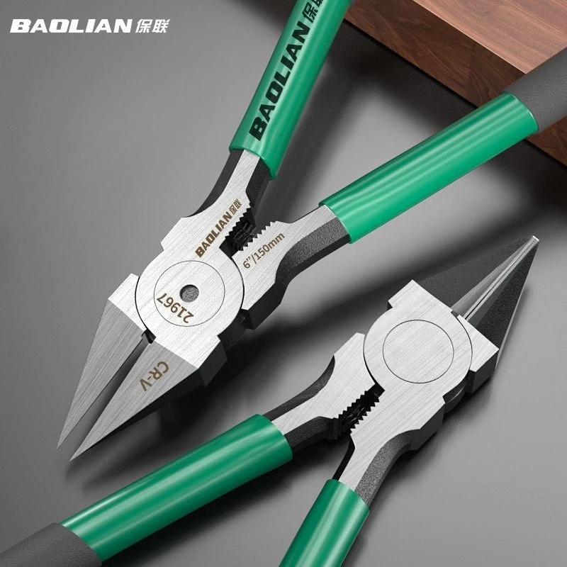 Pinces coupantes latérales industrielles Baolian pour électricien haute dureté outils manuels