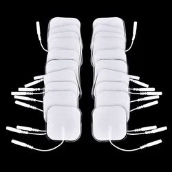 Pack of 100/50 Premium Self - Adhesive Muscle Stimulator Pads - Non - Woven Fabric Electrodes for Enhanced Massage Therapy (50PCS)