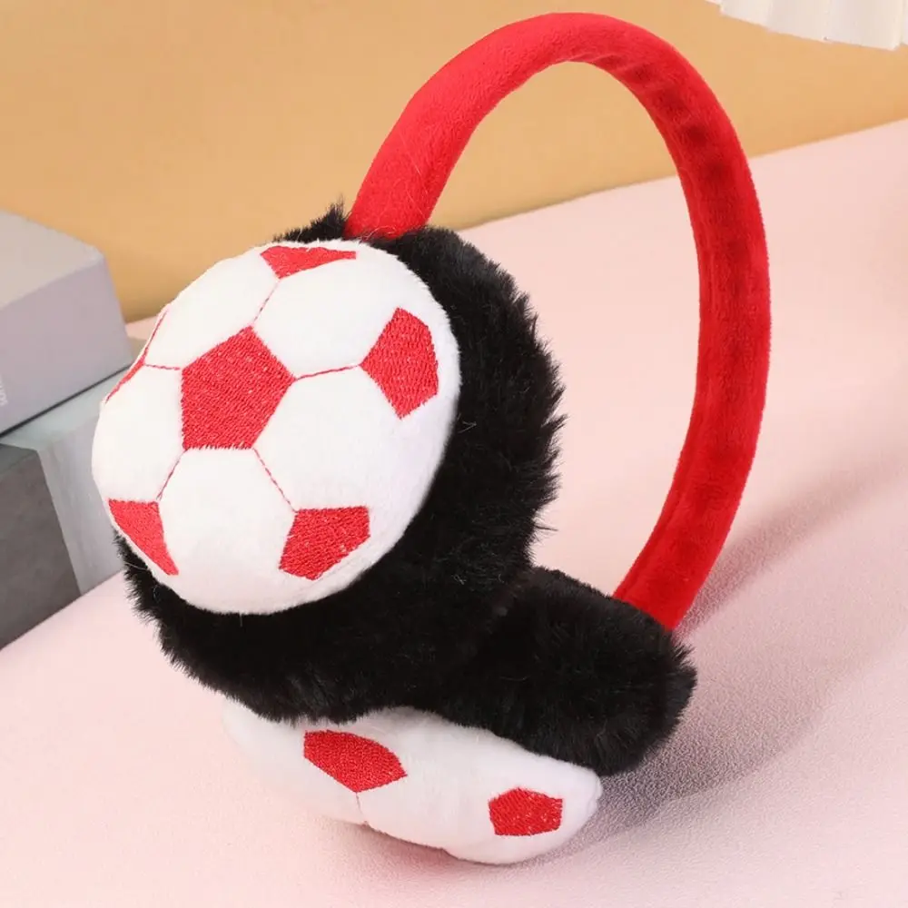 Fashion Football Ear Warmer Thickened Keep Warm Kids Earmuffs Anti-Freeze Ear Protection Earmuff for Children’s Gifts