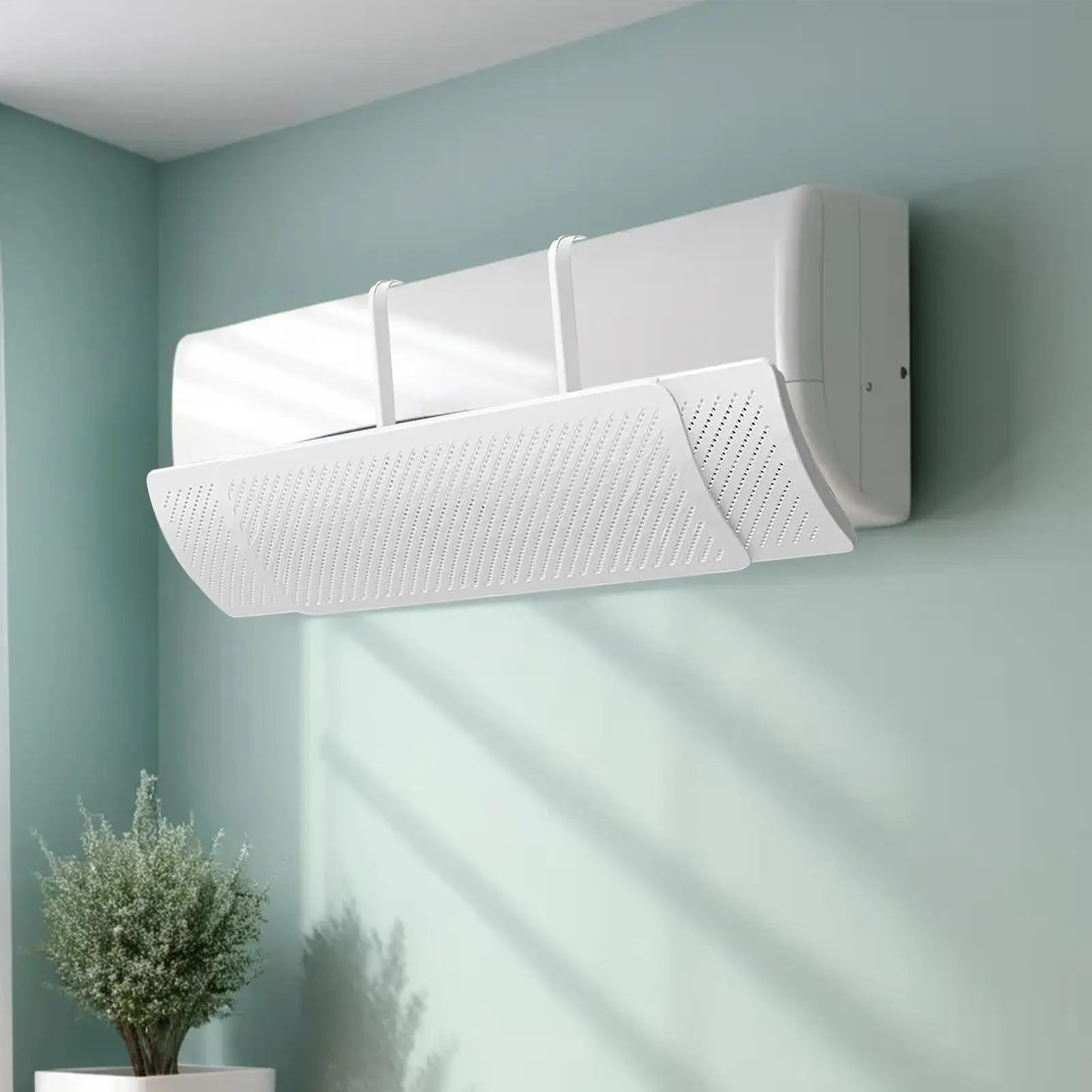 Adjustable Air Vent Deflector Anti-Direct Blow Air Guide Panel AC Vent Deflector Conditioner Baffle  Wall-mounted wind shield