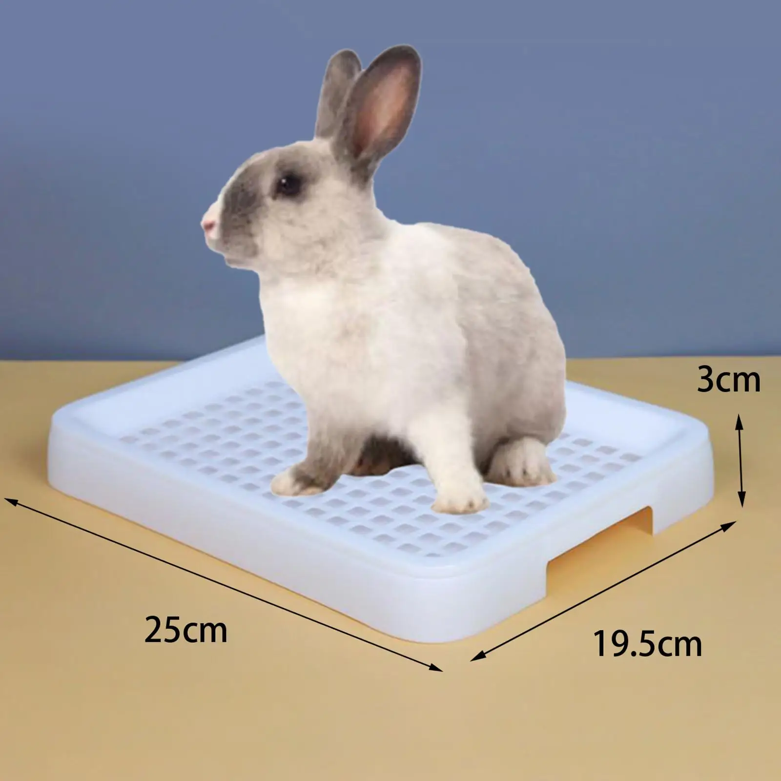  Litter Box Training Pan Cage with Toilet Tray for Birds Pet Supplies