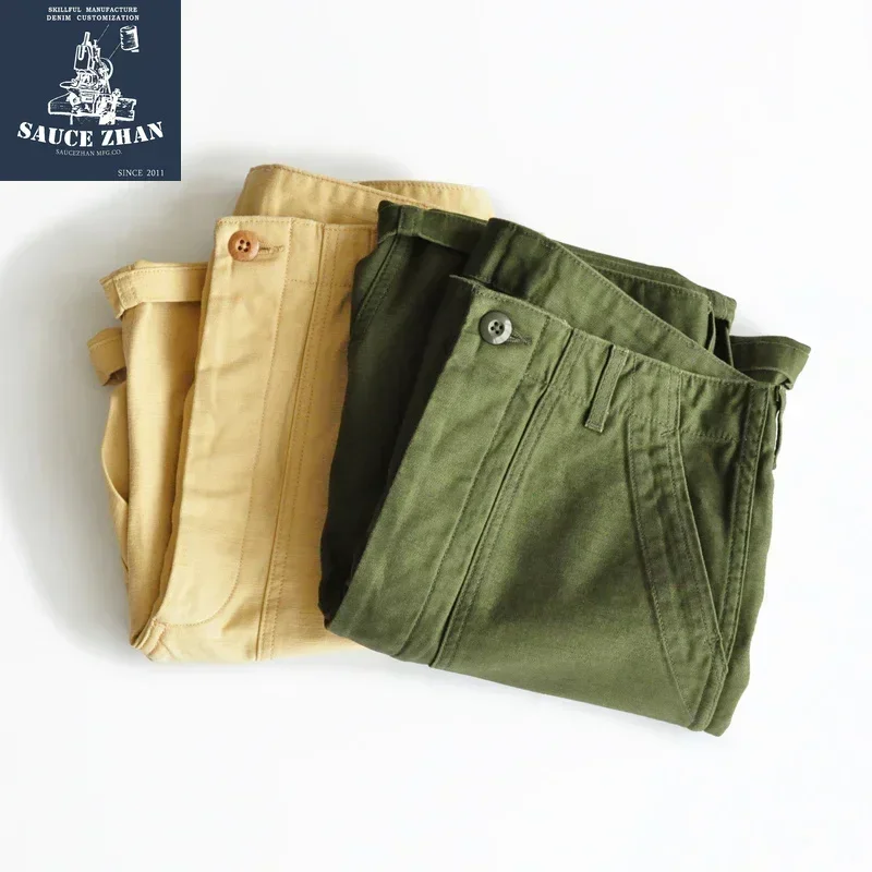 SauceZhan OG107 Baker pants Utility Fatigue Pants US Vietnam ARMY HBT PANTS VINTAGE  Mens Shorts Men Army Pants Military Pants 2