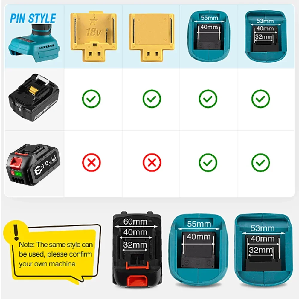 For Makita 21V 18650 Lithium Rechargeable Batteries 6AH 9Ah High-current High Discharge 21 Volt Replace Battery Screwdri