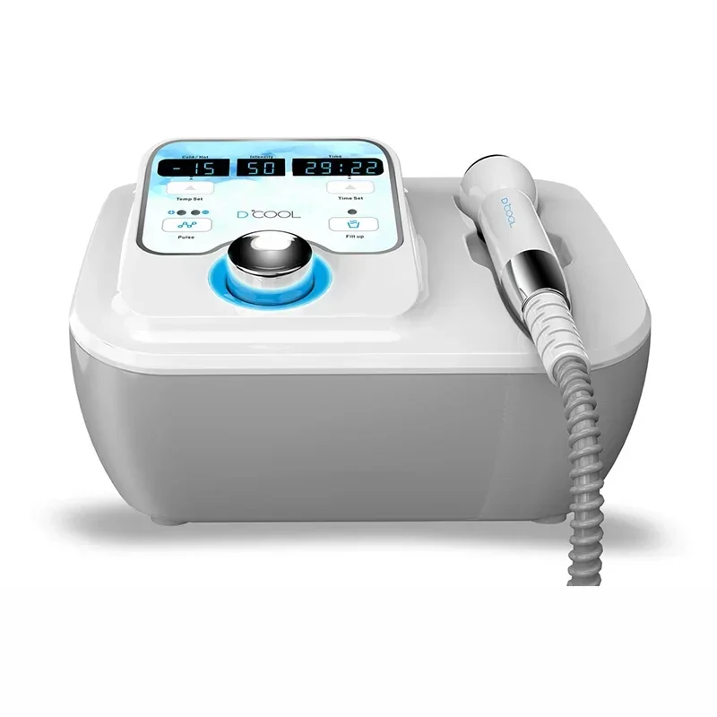 New Cool and Hot Skin Rejuvenation D-cool Electroporation ION Facial Care Beauty Equipment D-Cool Cryo Facial Cooling Massager 3